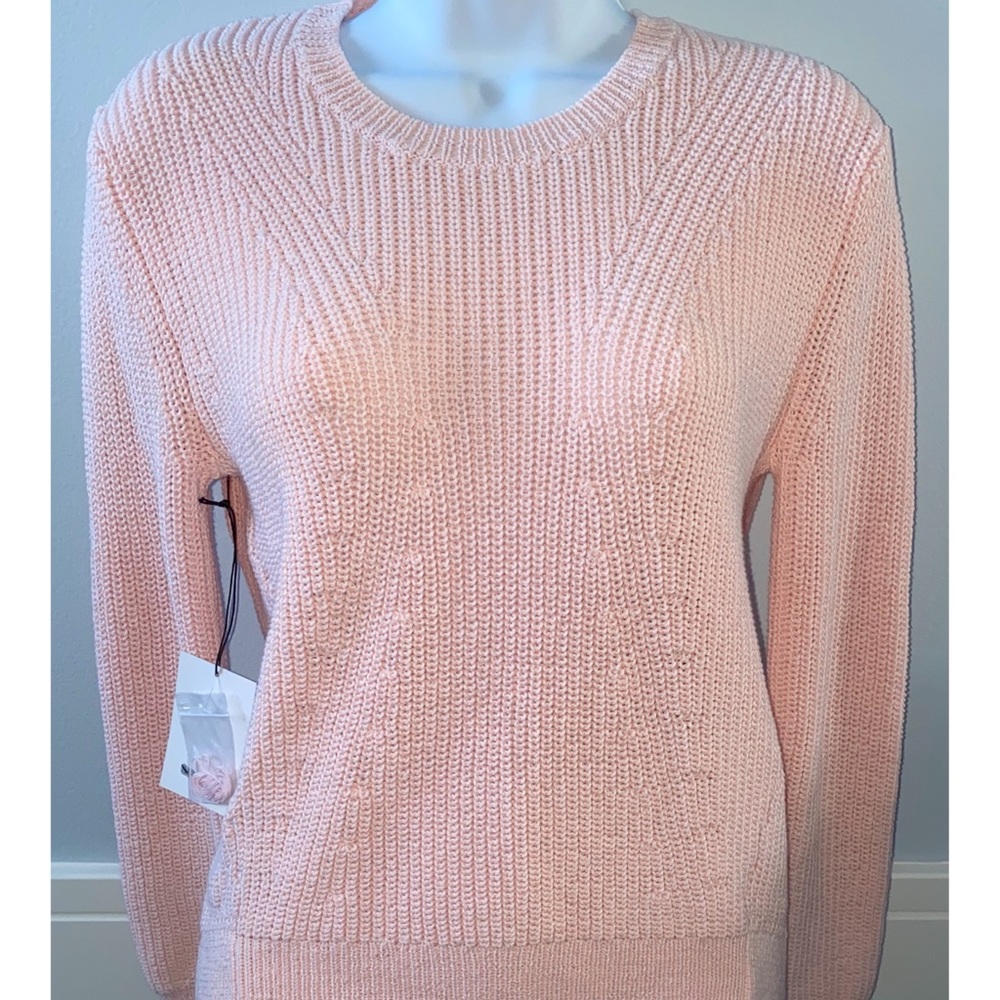Parrish LA Knit Pink Pullover Sweater Shirt
